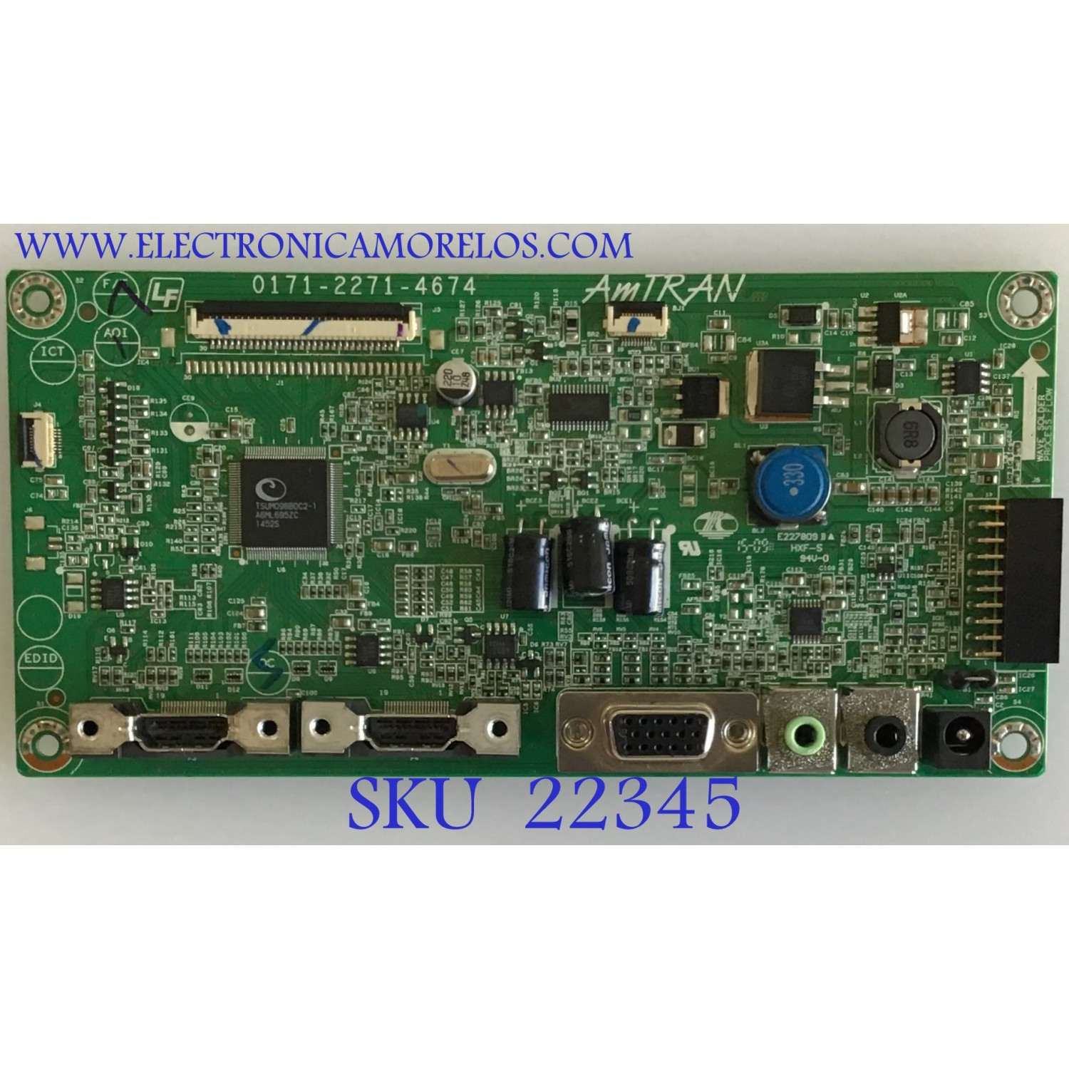 MAIN PARA MONITOR ASUS / 3527-0262-0150 / 0171-2271-4674 / PANEL R5ALM270WF (SA)(A2) / MODELO MX279H