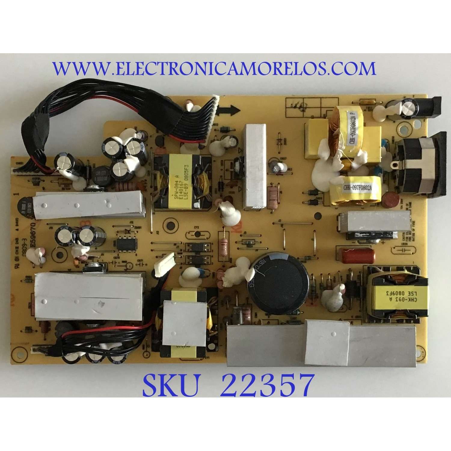 FUENTE DE PODER PARA MONITOR GATEWAY / 791181400800R / 491181400100R / ILP-008 REVA / PANEL LTM240CT03 / MODELO LP2417 MEY83