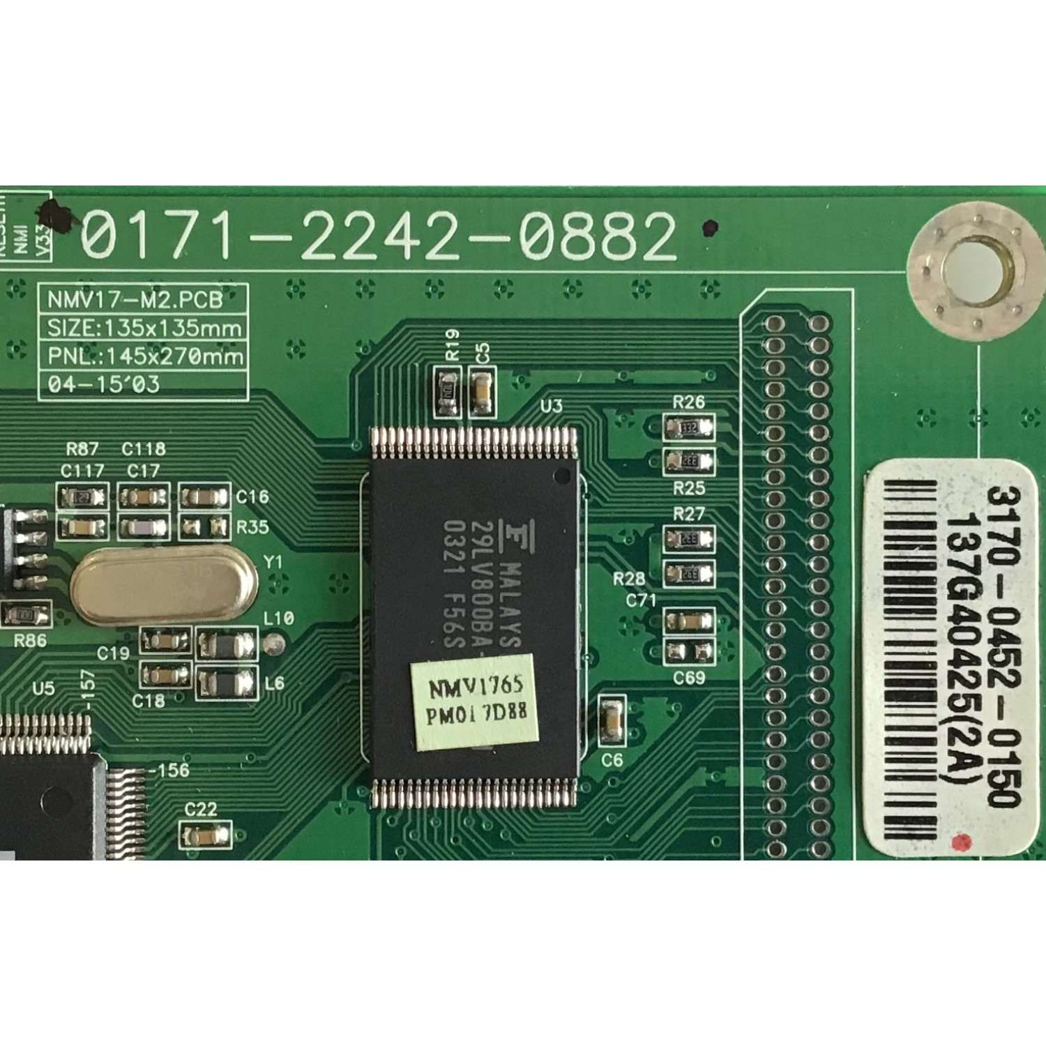 MAIN PARA MONITOR NEC / 3170-0452-0150 / 0171-2242-0882 / PANEL LM170E01 (A5)(NJ) / MODELO LCD1765 - Imagen 2