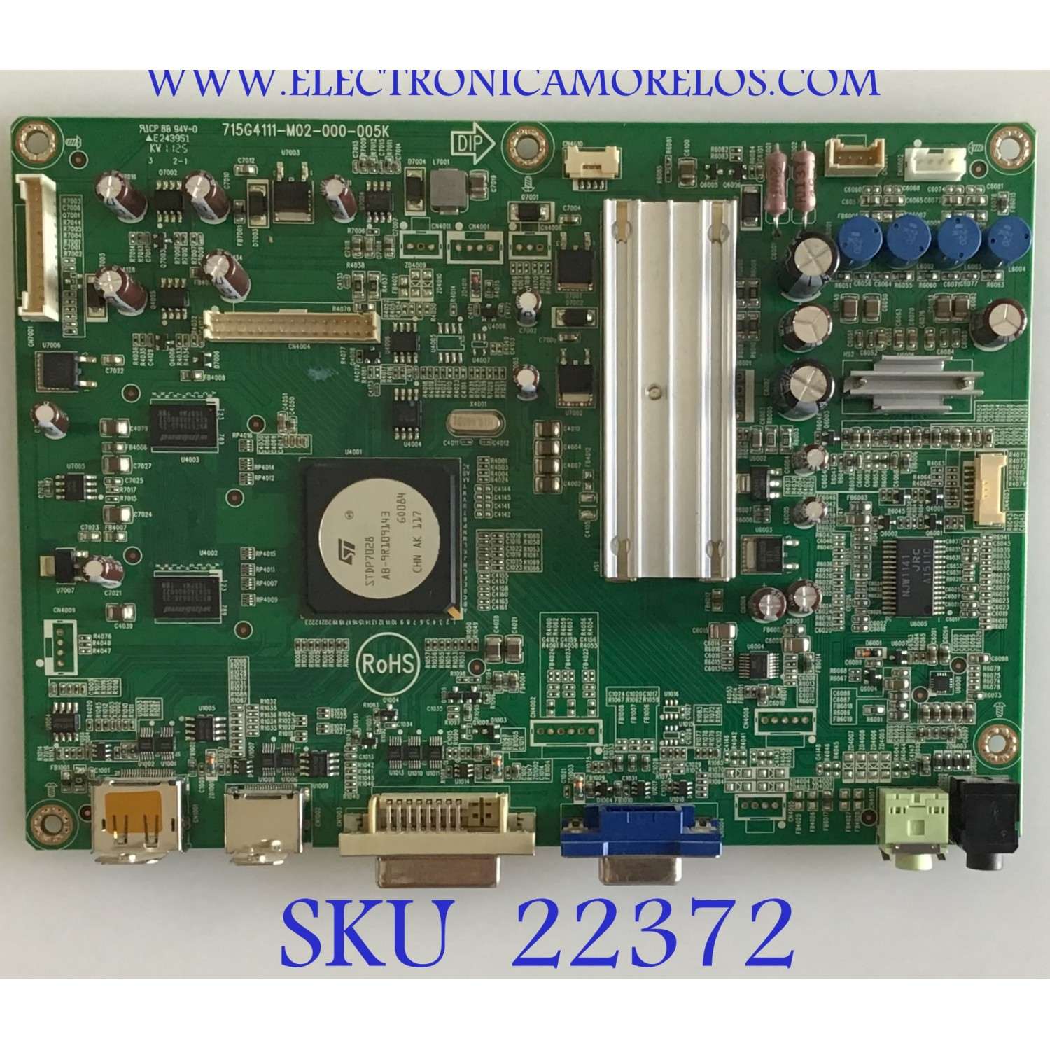 MAIN PARA MONITOR ASUS / GQBCBCA015 / 715G4111-M02-000-005K / (T)GQBCB CA015 / PANEL M270H1-L01 REV.C4 / MODELO VE276Q