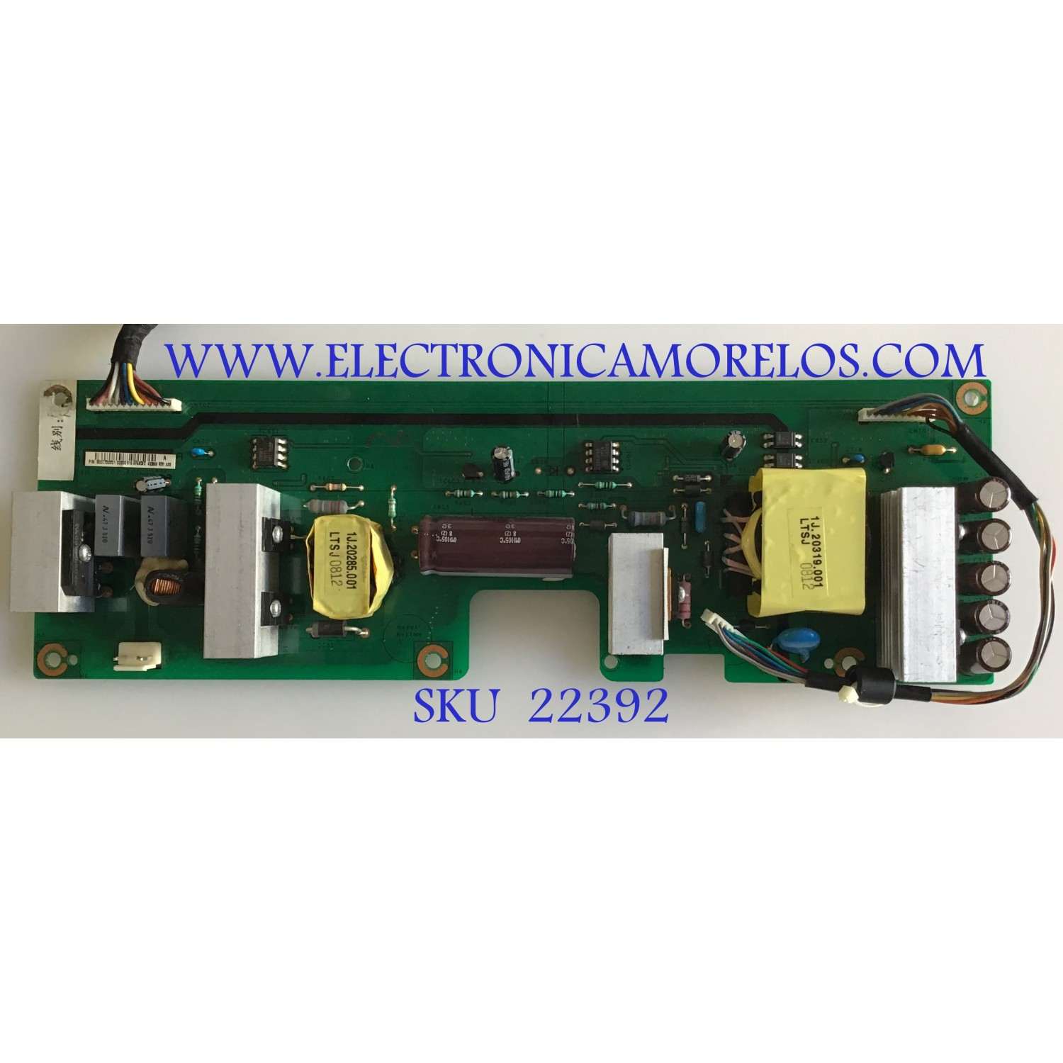 FUENTE DE PODER PARA MONITOR DELL / 5E0CT02001 / 4H.0CT02.A00 / 453069 REV:A00 / PANEL LTM240CS05-C03 / MODELO 2408WFPB