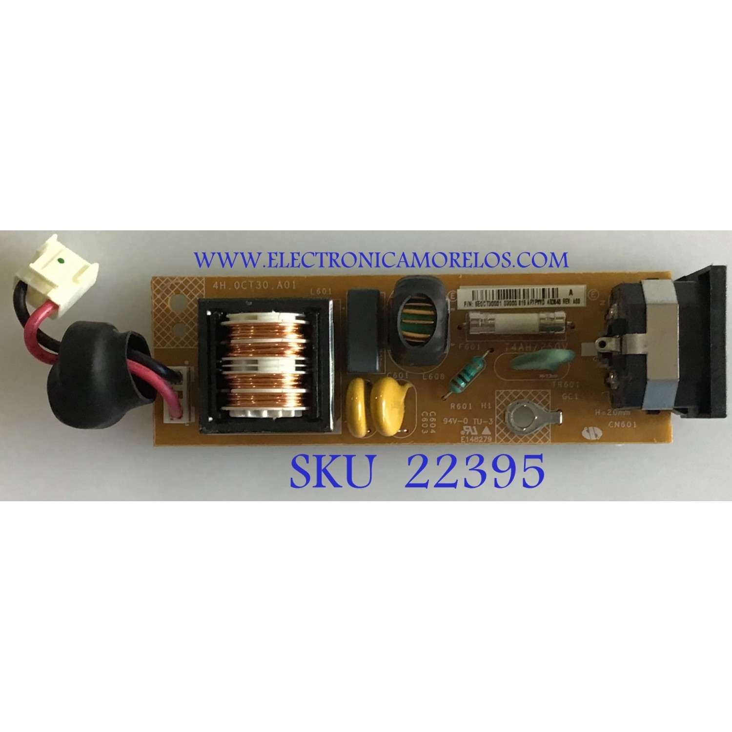 SUB FUENTE PARA MONITOR DELL / 5E0CT30001 / 4H.0CT30.A01 / 453640 REV:A00 / PANEL / LTM240CS05-C03 / MODELO 2408WFPB
