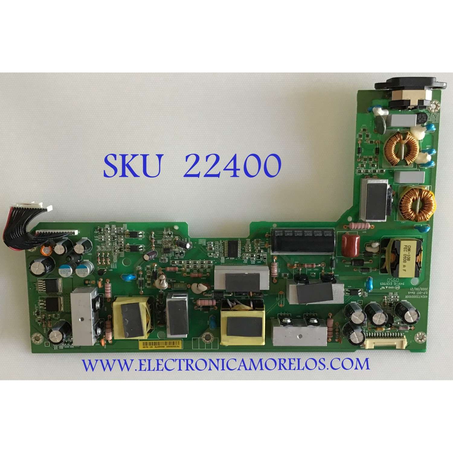 FUENTE DE PODER PARA MONITOR DELL / 792842000A00R / 492472000100R / ILP-017 REVA / PANEL LM240WU4 (SL)(B1) / MODELO U2410F