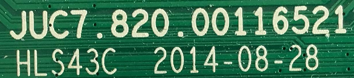 MAIN PARA TV CHANGHONG / 999B4X / JUC7.820.00116521 / PANEL V420DK1-KS1 REV.C8 / MODELO UD42YC5500UA - Imagen 2