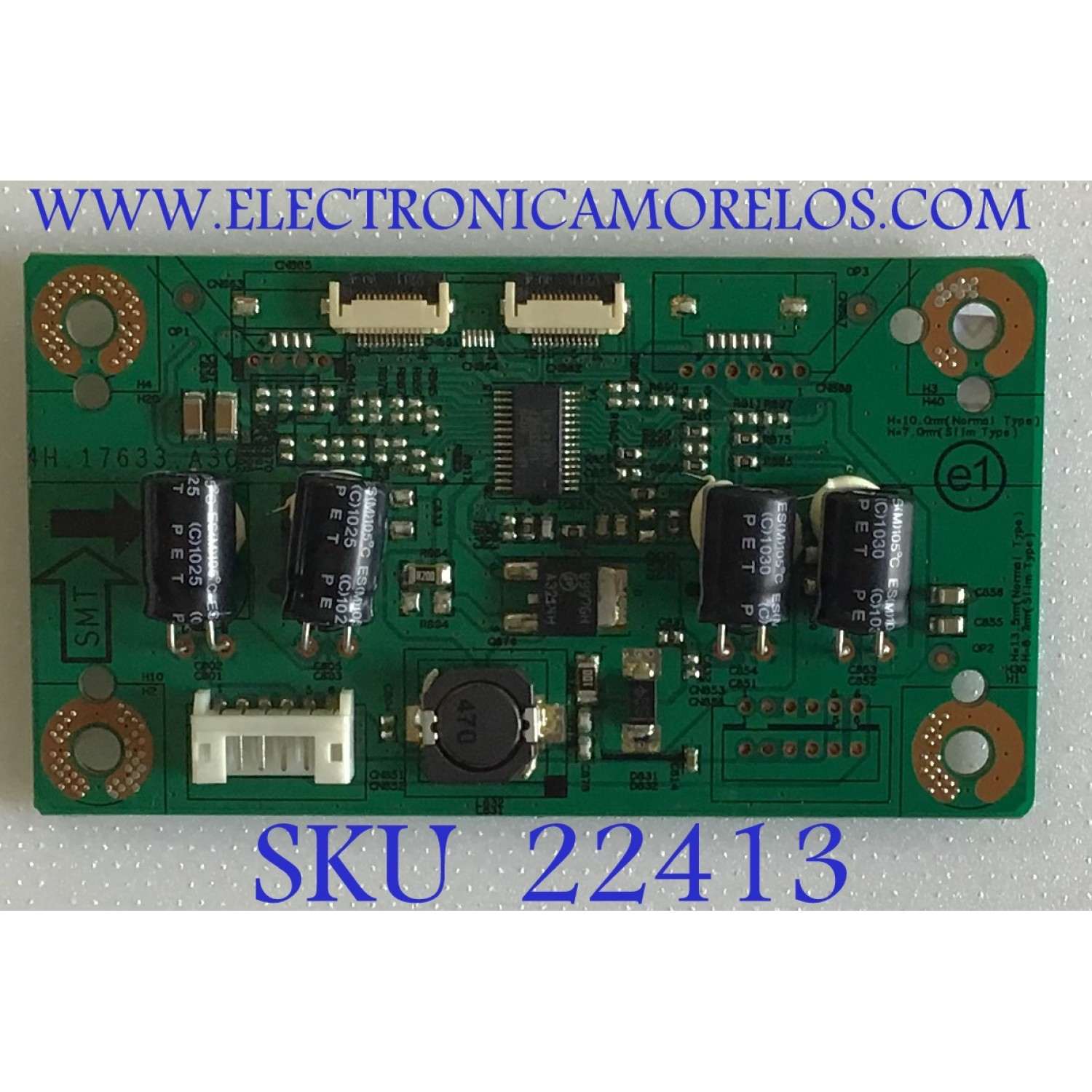 LED DRIVER PARA MONITOR HP / 5E1C033001 / 4H.17633.A30 / 742354 N / PANEL M270H3-L05 REV.C2 / MODELO 2711X