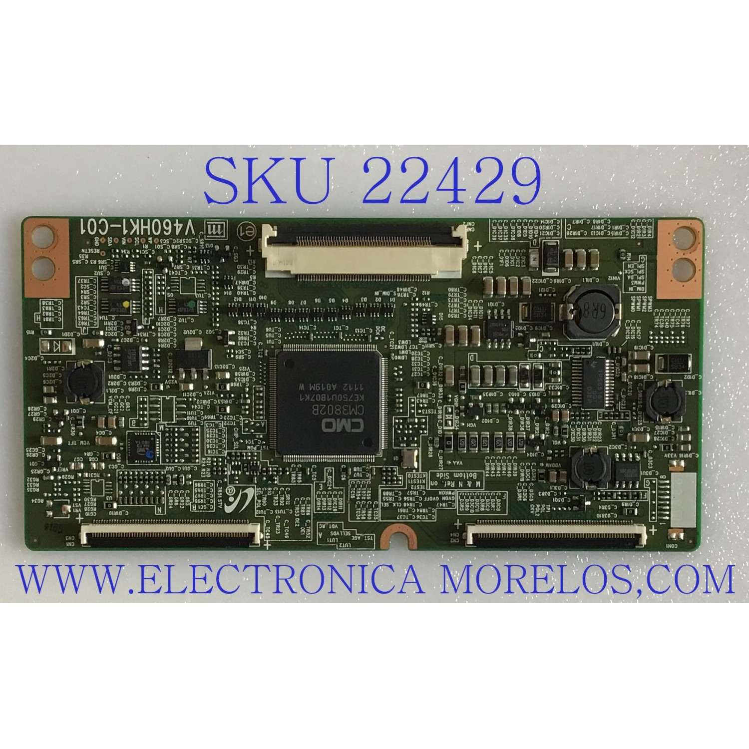 T-CON PARA TV SAMSUNG / 35-D065587 / V460HK1-C01 / PANEL LD550CSC-C1 / MODELO UN55D6900WFXZA CN03