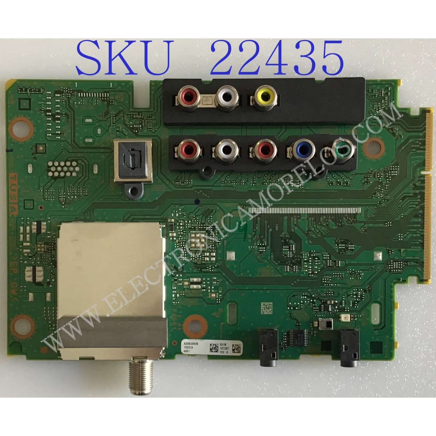 TARJETA TUNER PARA TV SONY / A2063360B / 1-894-336-12 / 173543312 / PANEL SYV5535 / MODELO XBR-55X850B
