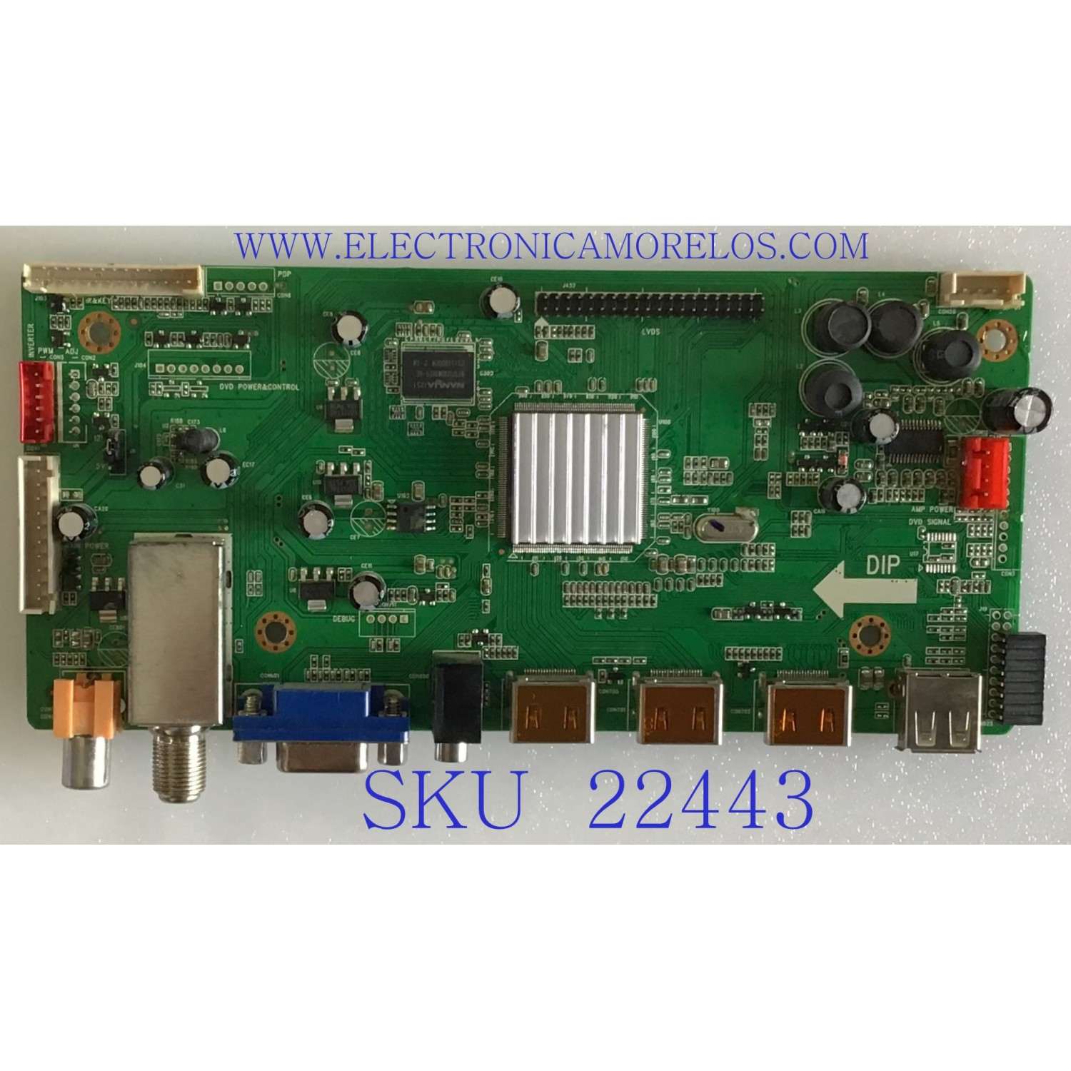 MAIN PARA TV DIGITALSTREAM / XBH-RE01-13027-XK77 / LD.M3391.M1 / LLLDM3391M113 / PANEL TLV5521-01LEDM / MODELO DETK550D