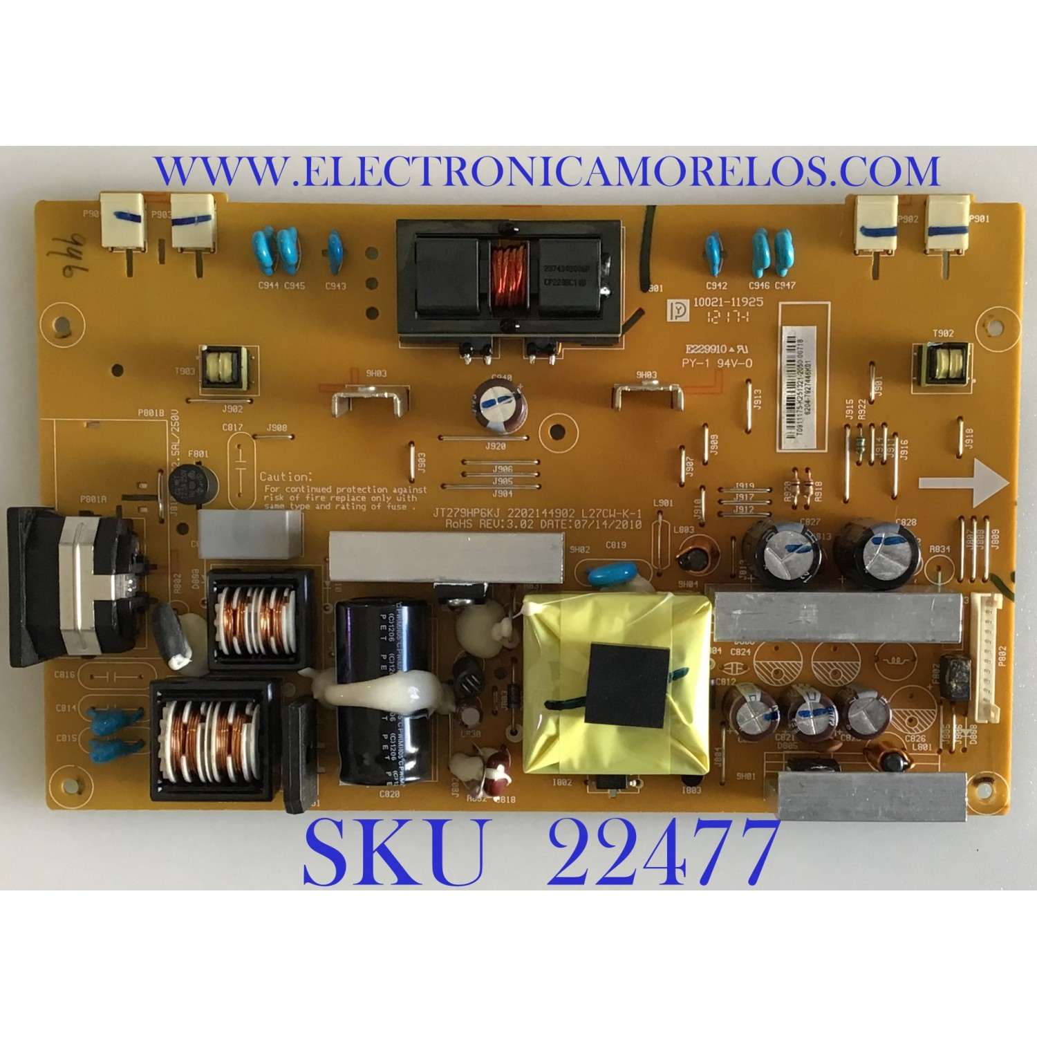 FUENTE DE PODER PARA MONITOR PLANAR / 6204-7927446K01 / JT279HP6KJ / 2202144902 / PANEL M270H1-L01 REV.C4 /MODELO PX2710MW