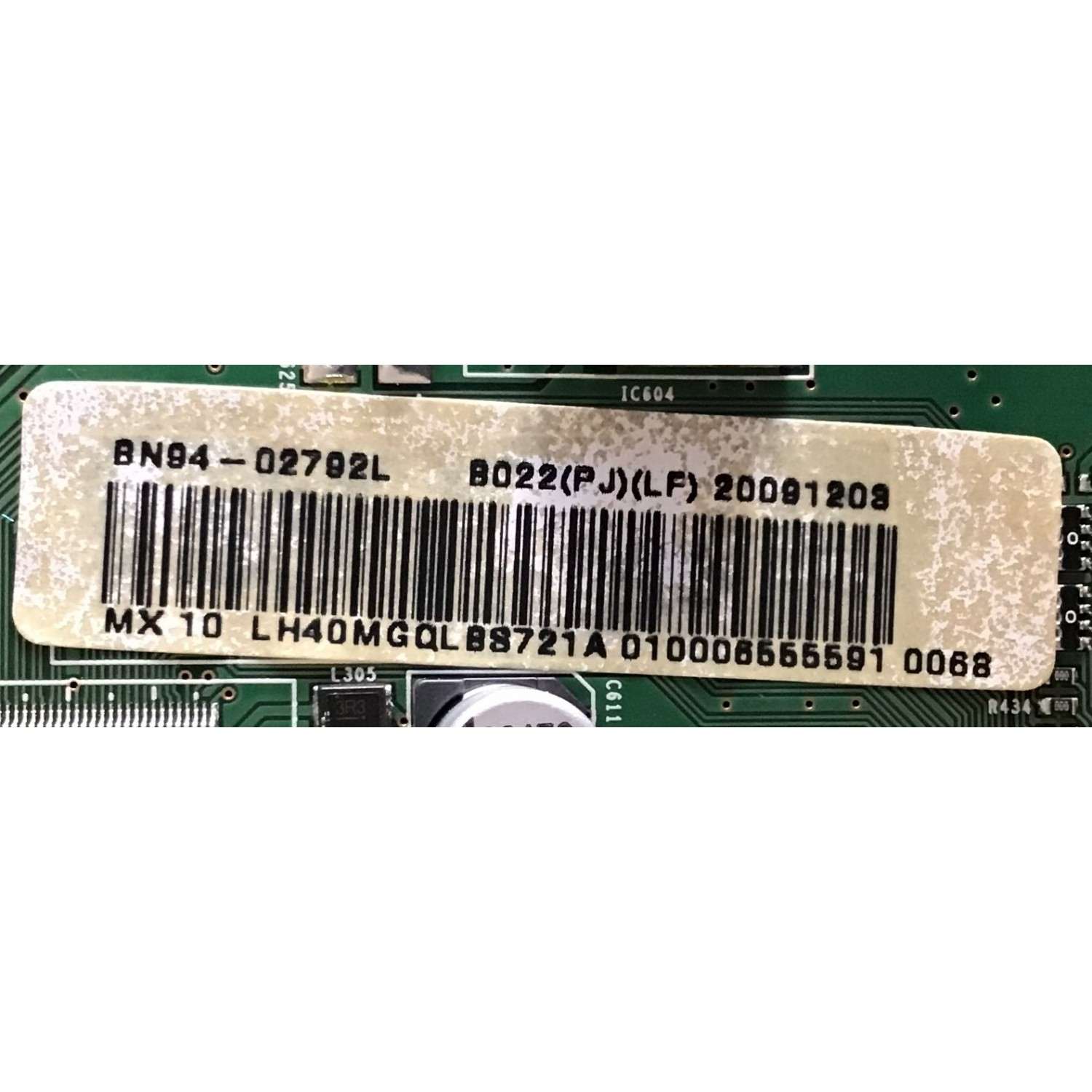 MAIN PARA MONITOR SAMSUNG / BN94-02792L / BN41-01052O / BN97-02567G / PANEL LTI400HA04 / MODELO LH40MGQLBS/ZA SP01 - Imagen 4