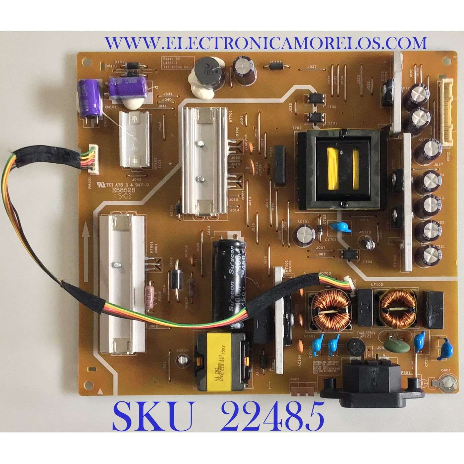 FUENTE DE PODER PARA MONITOR DELL / 755.A0C04.0001 / 748.A0C04.0011 / PANEL LM270WR2(SP)(A1) / MODELO P2715Qt