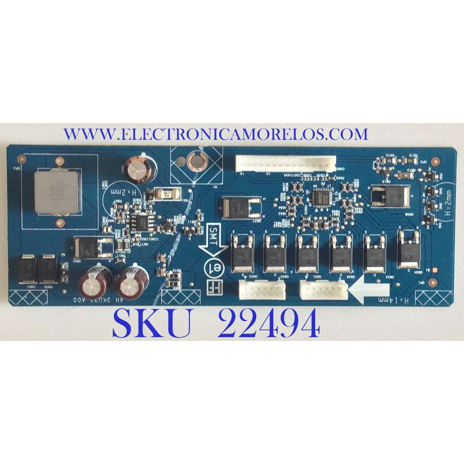 LED DRIVER PARA MONITOR DELL / 5E3KU33001 / 4H.3KU33.A00 / PANEL LM270WR5(SS)(B1) / MODELO U2718QB