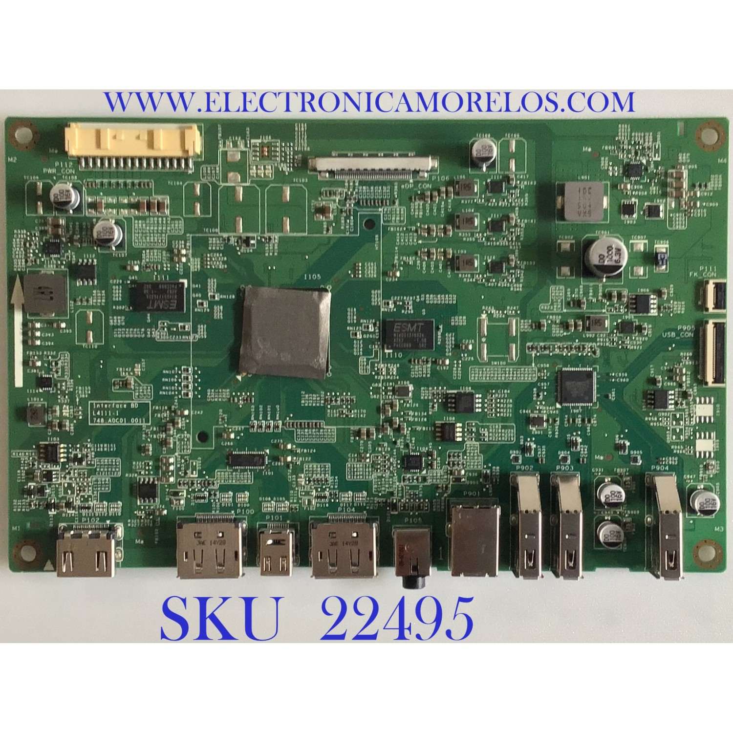 MAIN PARA MONITOR DELL / 728.AOC01.0001 / 748.A0C01.0011 / PANEL LM270WR2(SP)(A1) / MODELO P2715Qt