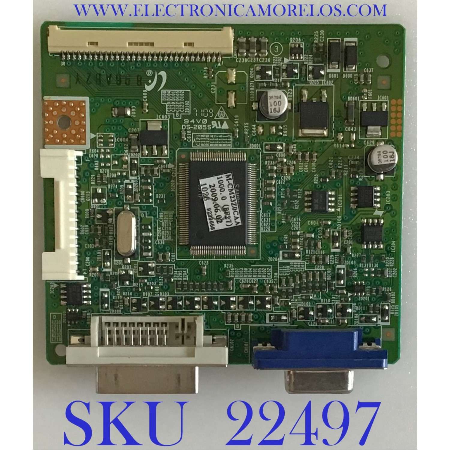 MAIN PARA MONITOR SAMSUNG / BN94-02414A / PANEL LTM230HT01 / MODELO LS23CMZKFV/ZA 