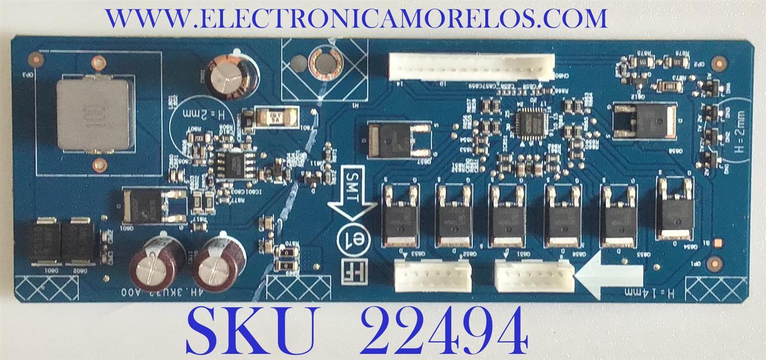 LED DRIVER PARA MONITOR DELL / 5E3KU33001 / 4H.3KU33.A00 / PANEL LM270WR5(SS)(B1) / MODELO U2718QB
