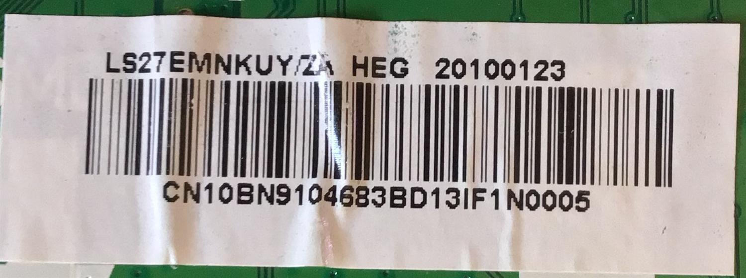MAIN PARA TV SAMSUN / BN91-04683B / BN41-01303A / MODELO LS27EMNKUY/ZA - Imagen 3