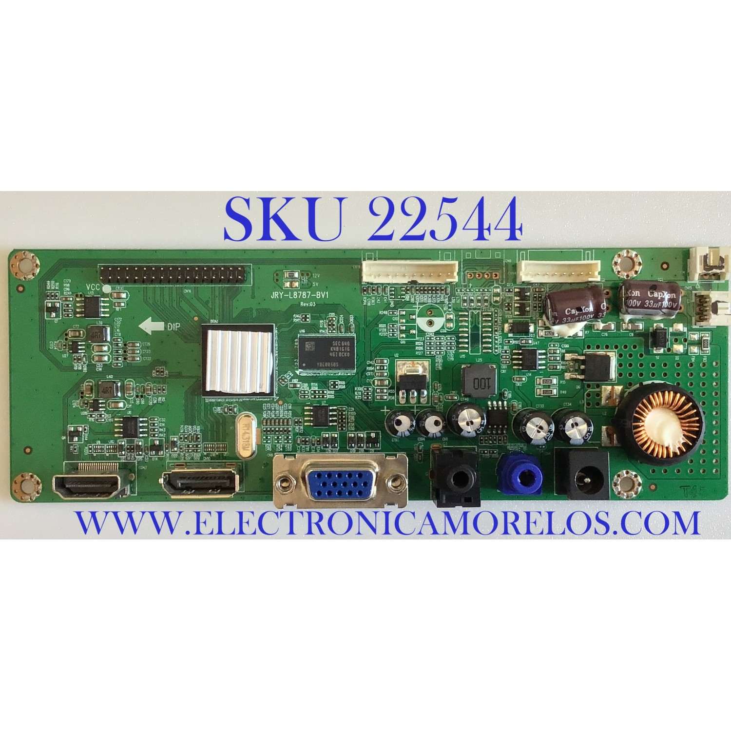 MAIN FUENTE SCEPTRE PARA MONITOR / T201702143A / JRY-L8787-BV1 / LSM315HP02-M01 / PANEL CN32MC0721 / MODELO C32
