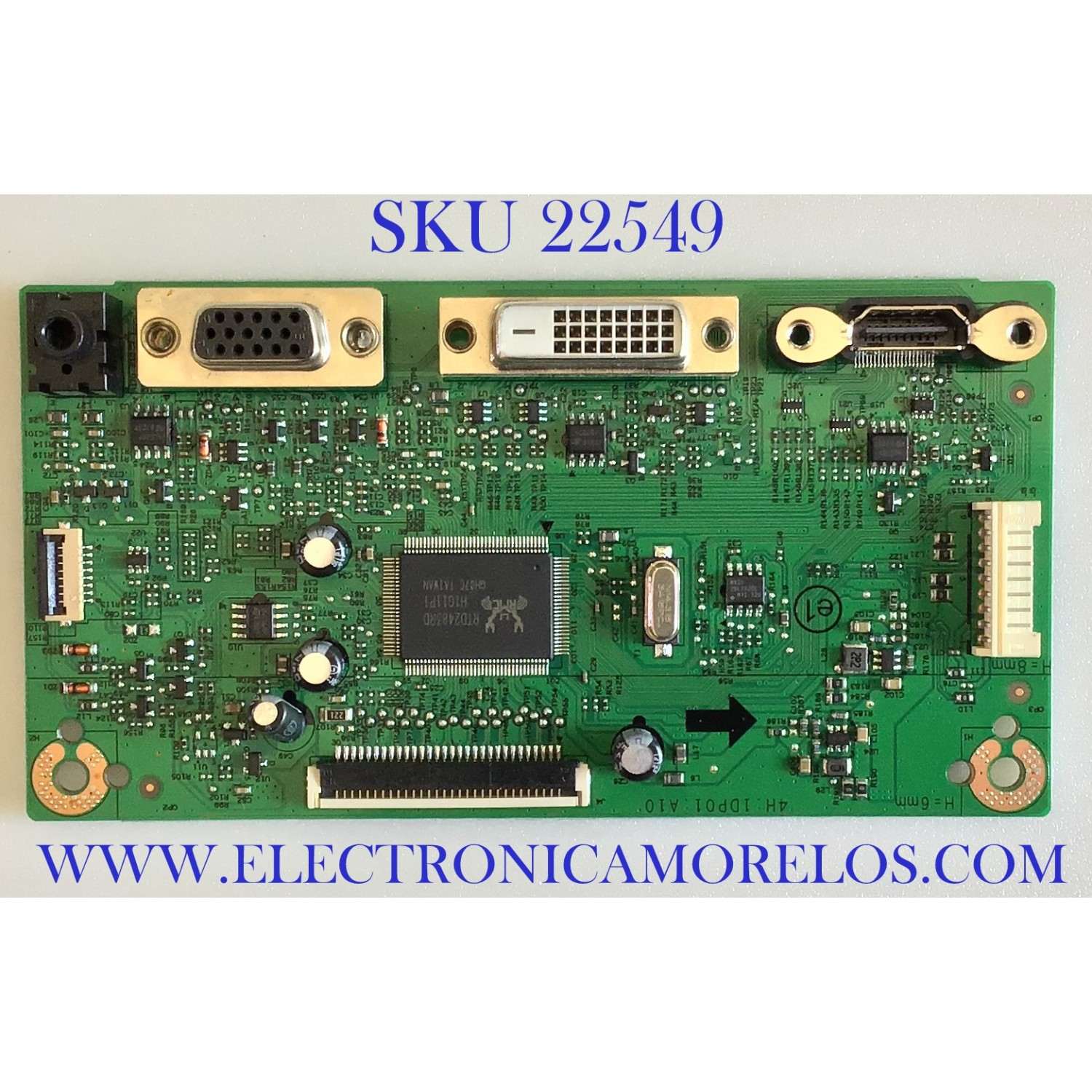 MAIN PARA MONITOR ASUS /5E1DP01021 / 4H.1DP01.A10 / 1767113  /  PANEL M240HTN01.2 / MODELO VS248H-P