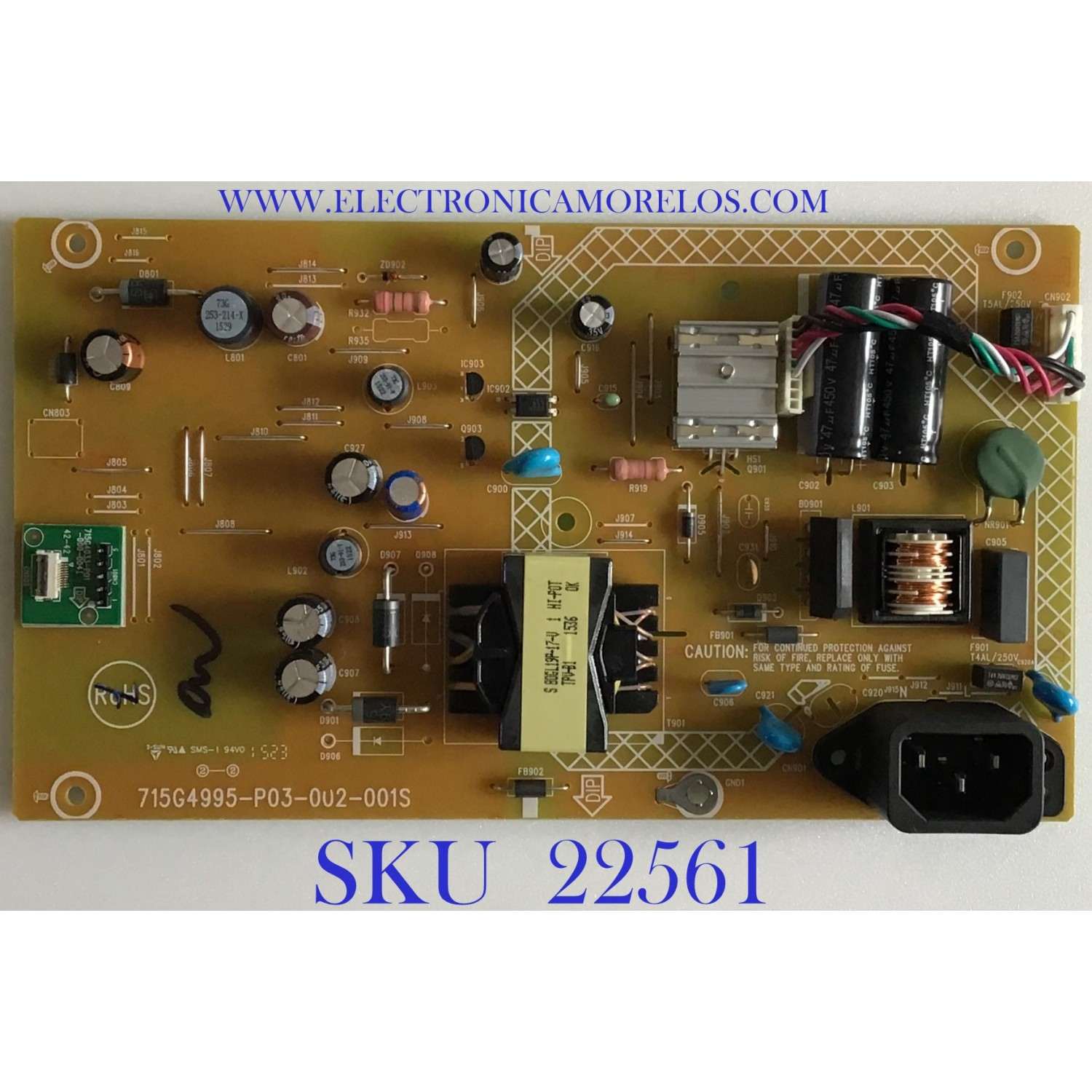 FUENTE DE PODER PARA MONITOR LENOVO / PLPCDD531AQCB / 715G4995-P03-002-001S / (F)PLPCDD531AQCB / PANEL LM230WF3 (S2)(M2) / MODELO LI2323SWA