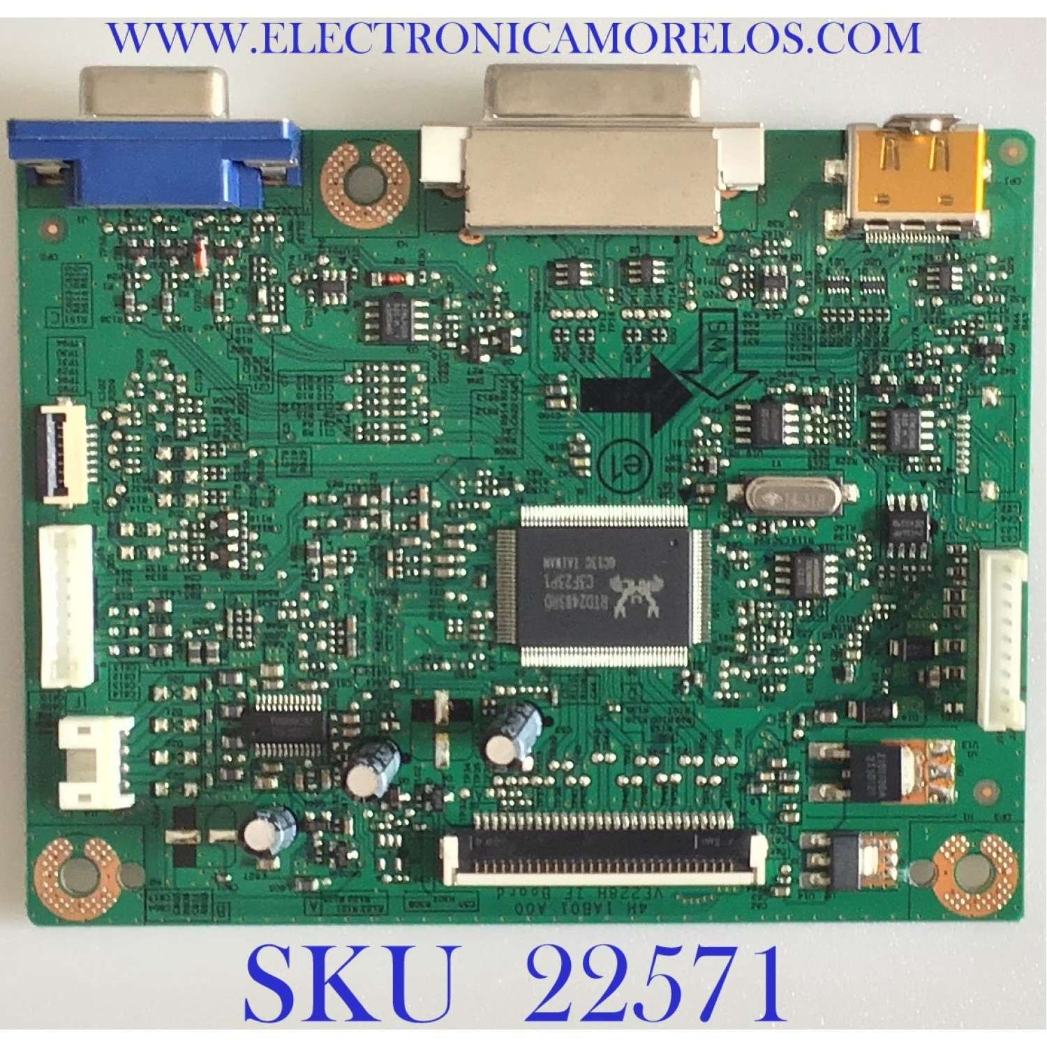 MAIN PARA MONITOR ASUS / 5E1B601011 / 4H.1AB01.A00 / 1018109 / PANEL M236HGEL20 REV.C2 /MODELO VE247H