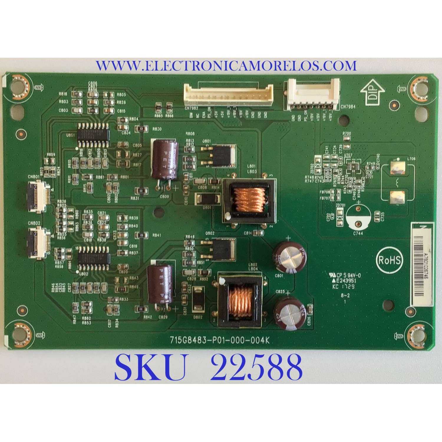 LED DRIVER PARA MONITOR AOC / LNPCGP621MQD2 / 715G8483-P01-000-004K / (Q)LNPCGP621MQD2