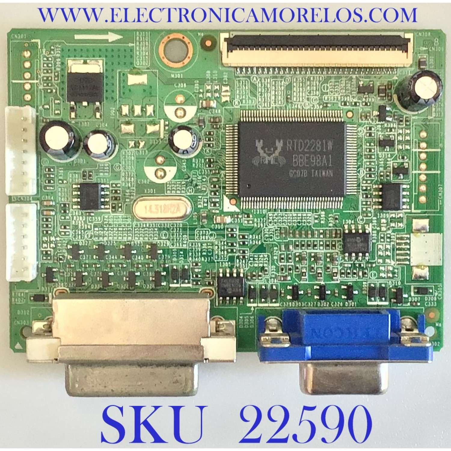 MAIN PARA MONITOR VIEW SONIC / 65.7S0Z1.004 / 48.7E205.01M / L9137-1M / PANEL M270H1-L01 REV.C4 / MODELO  VA2703