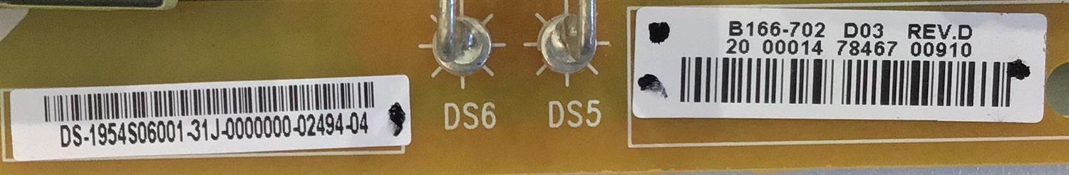 FUENTE DE PODER PARA TV INSIGNIA / 1954S06001 / 4H.B1660.091 / B166-702 / PANEL T550HVN01.8 / MODELO NS-55D440NA14 - Imagen 2