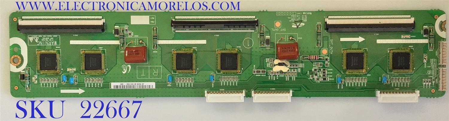 BUFFER PARA TV SAMSUNG / LJ92-01963A / LJ41-10336A / PANEL S60FH-YB03 / MODELO PN60F5300AFXZA-US01