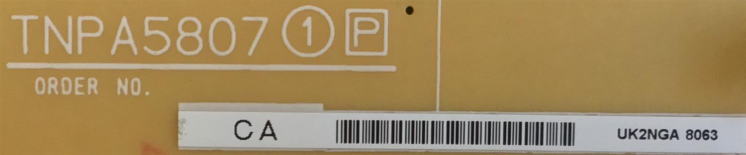 FUENTE DE PODER PARA TV PANASONIC / TNPA5807CA / TNPA5807 / MODELO TC-L50E60 - Imagen 2