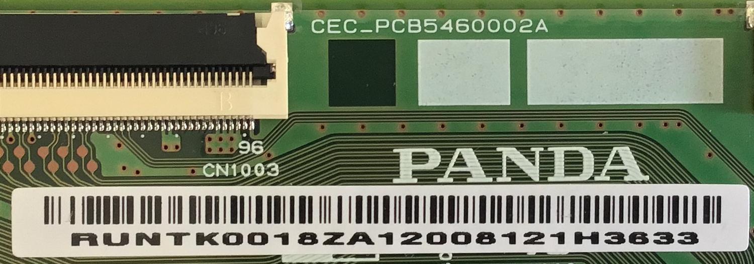 T-CON PARA TV ELEMENT·ROKU TV / POLAROID 4K UHD SMART TV / NUMERO DE PARTE RUNTK0018ZA / CEC_PCB5460002A / RUNTK0018 (ZA) / PANEL´S LC546PU2L01 / TPT550F2-PU2L01.Q REV:S01G / MODELOS PTV55174KILED / E4SW5518RKU C8D0U / E4SW5518RKU D8D0U / E4SFT5517 B8G4M - Imagen 2