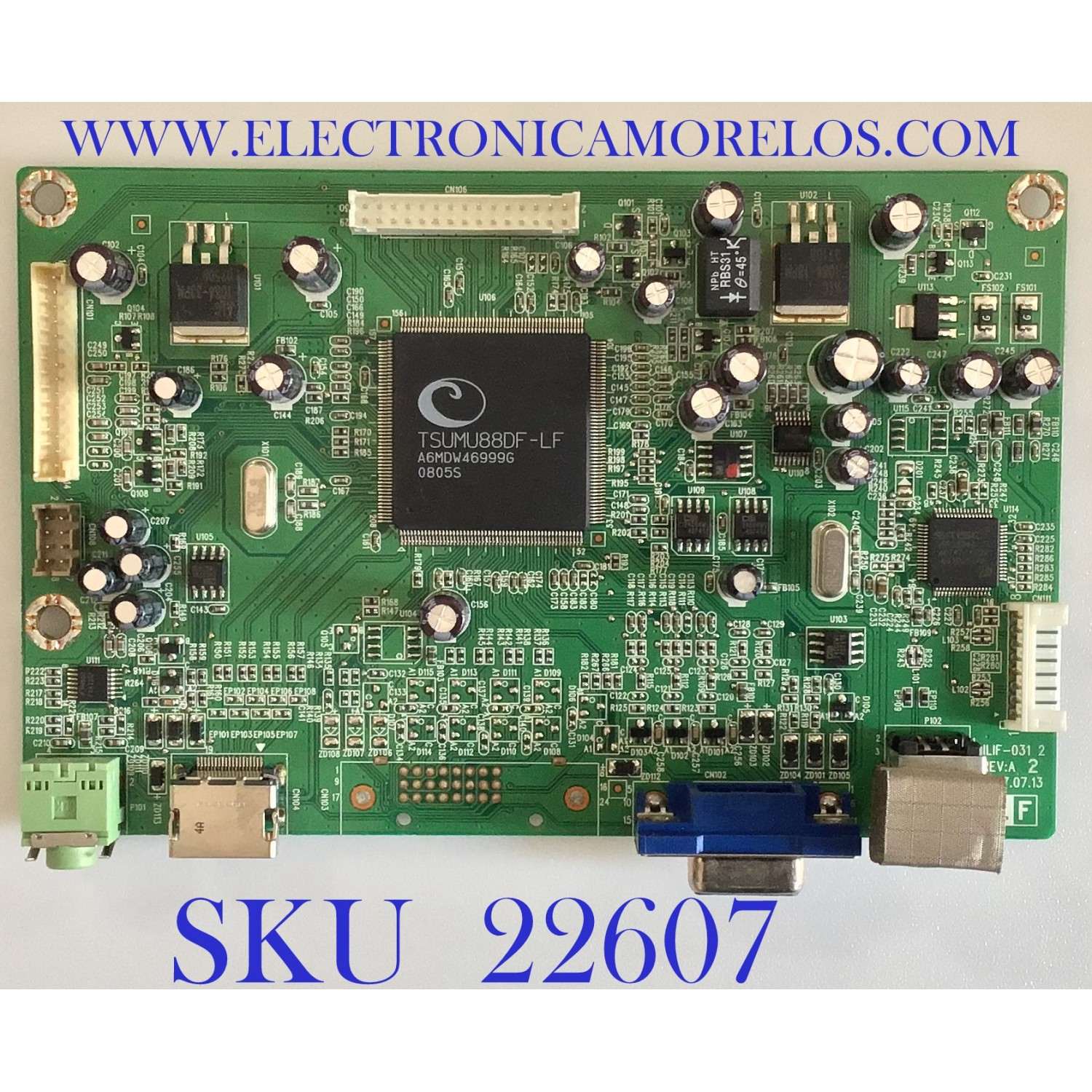 MAIN PARA MONITOR HP / 790891301A01R / 490891300200R / ILIF-031 2 / PANEL LM220WE1 (TL)(B3) / MODELO W2207H