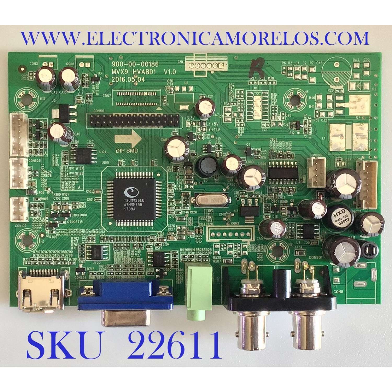 MAIN PARA MONITOR W BOX TECHNOLOGIES / 900-00-00186 / MVX9-HVABD1 / PANEL MV270FHB-N20 (N) / MODELO OE-27LED