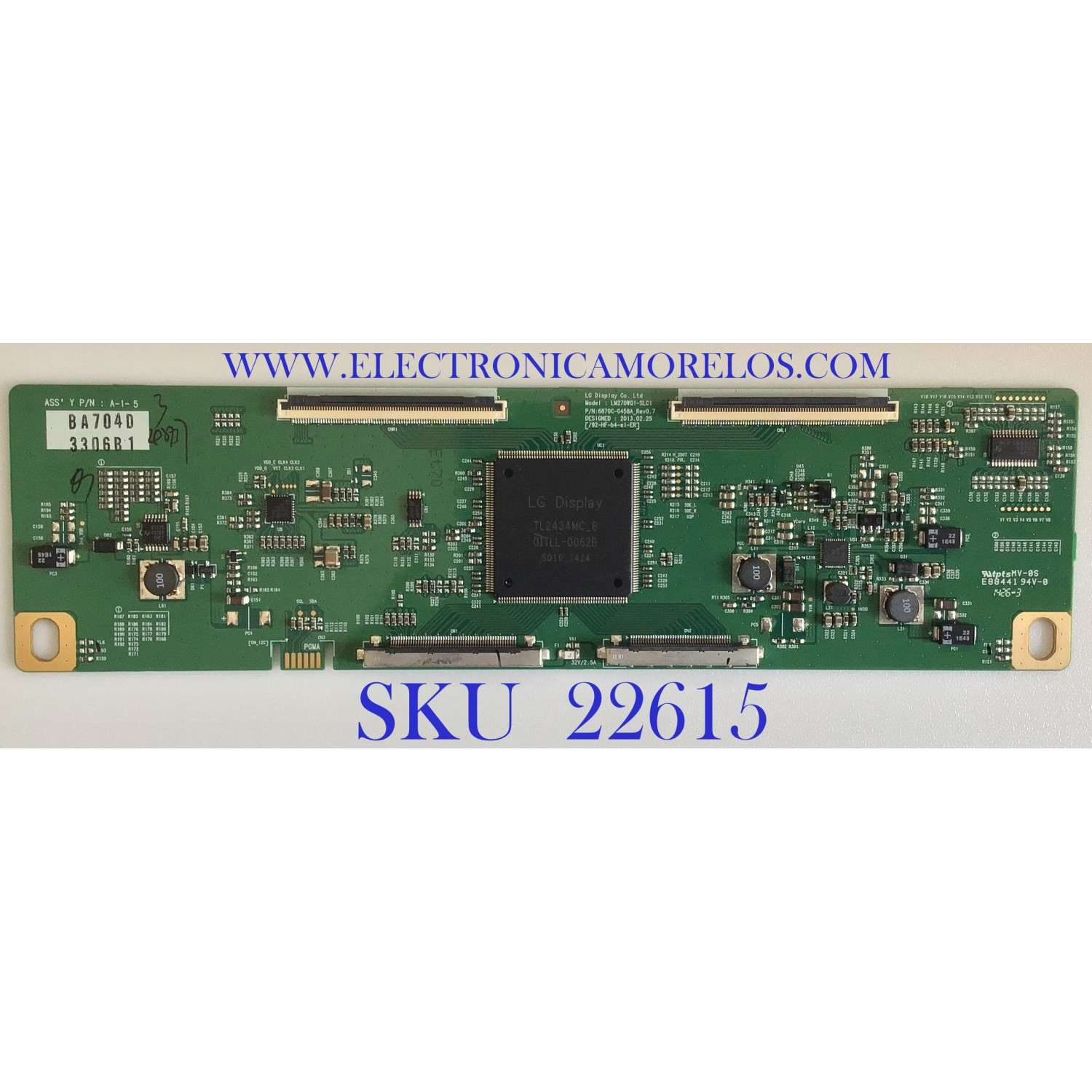 T-CON PARA MONITOR HP / 6871L-3306B / 6870C-0458A / 3306B / PNEL LM270WQ1 (SL)(C2) / MODELO Z27I