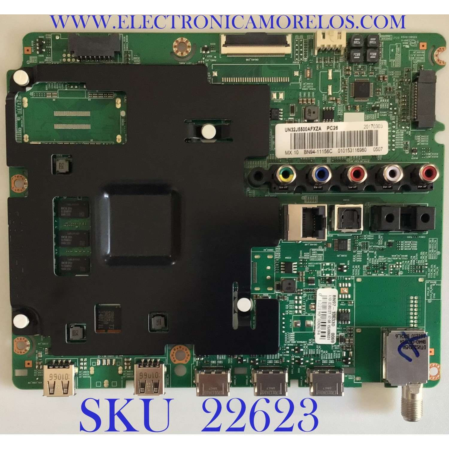 MAIN PARA TV SAMSUNG / BN94-11156C / BN41-02353C / BN97-10633D / PANEL GJ032BGE-R2  / MODELO UN32J5500AFXZA XC43