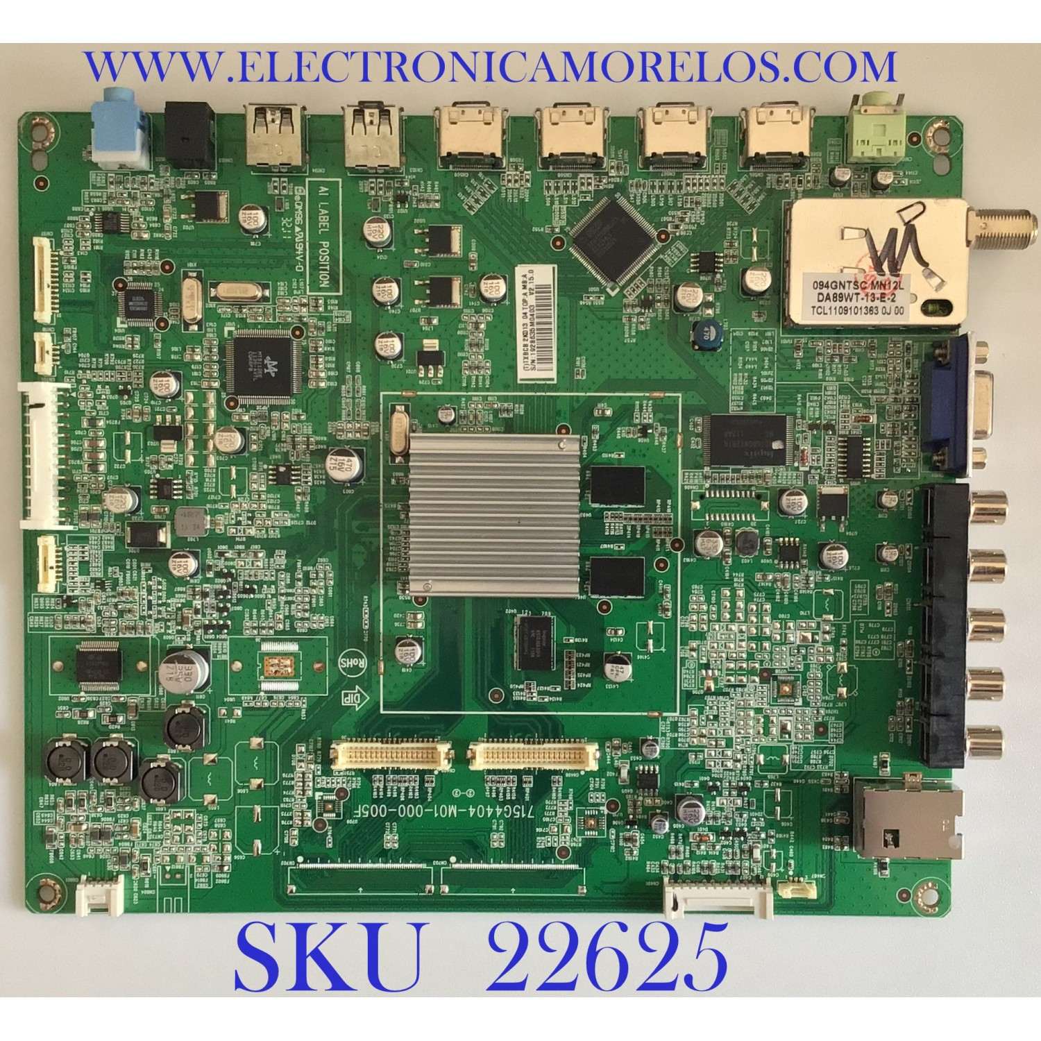 MAIN PARA TV VIZIO / 756TXBCB2K013 / 715G4404-M01-000-005F / TXBCB2K013 / PANEL T420HB01 V.0 / MODELO M3D420SR LTMAKQBM