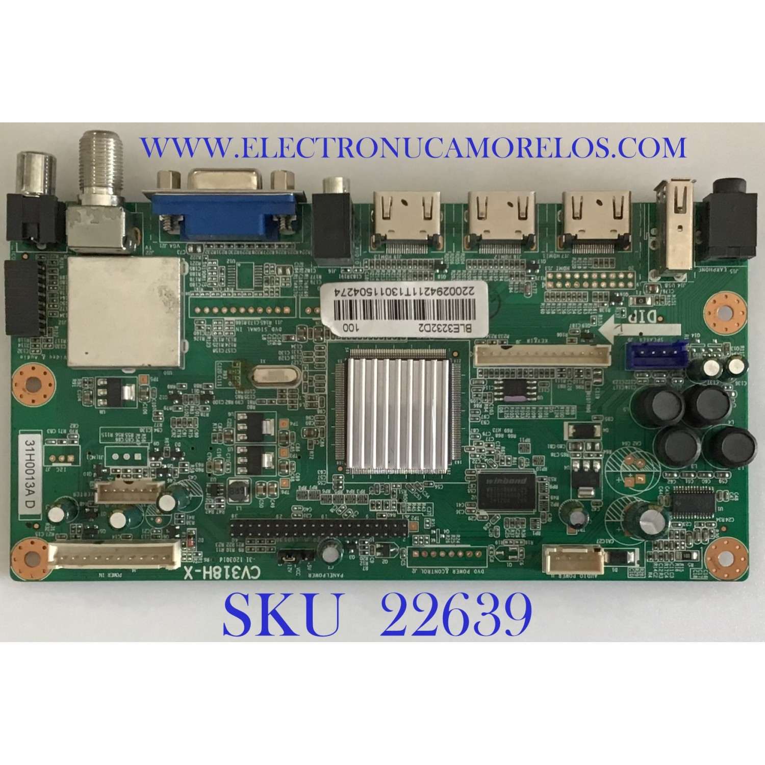 MAIN PARA TV LEGEND / 31H0013A / CV318H-X / 2200294211T / PANEL / HV320WX2-201 / MODELO LE3232