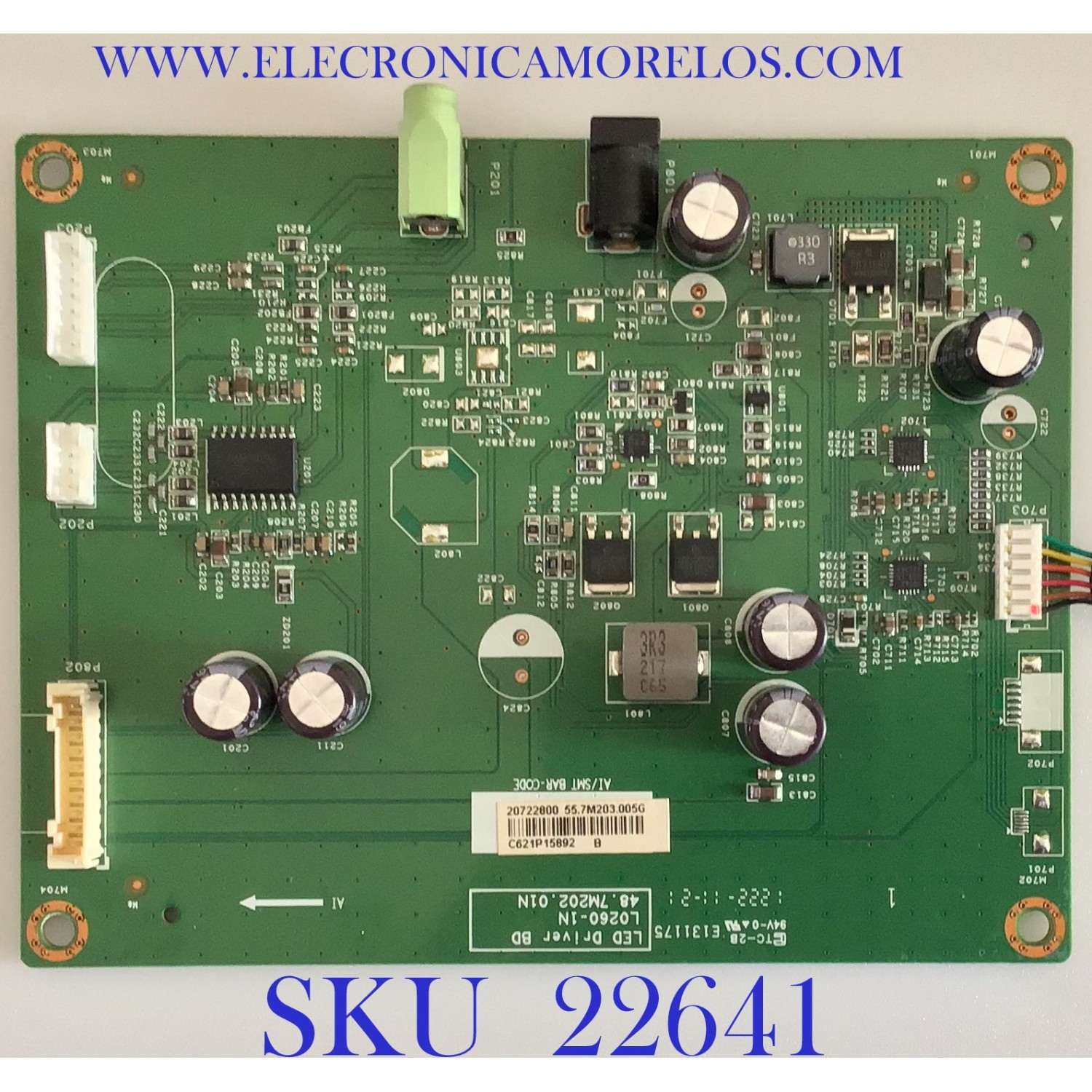 FUENTE DE ALIMENTACION PARA MONITOR ACER / 55.7M203.005G / 48.7M202.01N / PANEL M270HGE-L10 REV.C1 / MODELO H274HL