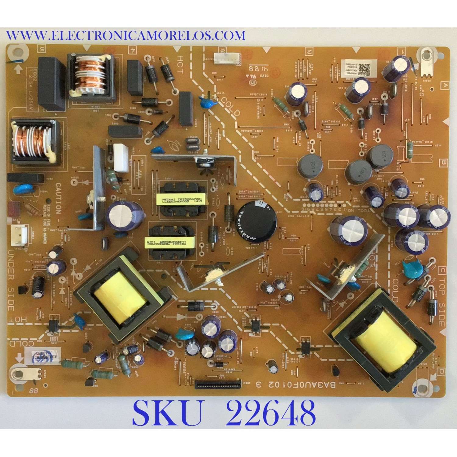 FUENTE DE PODER PARA TV EMERSON / A3AU0MPW-001 / BA3AU0F102 3 / A3AU0MPW / A3AUGMPW / BA3AU0F0102 2 / A3AUKMPW / A21UHMPW / MAS COMPATIBLES EN DESCRIPCIO / PANEL U3AU2XH / MODELOS LF501EM4 DS4 / LF501EM4 DSA
