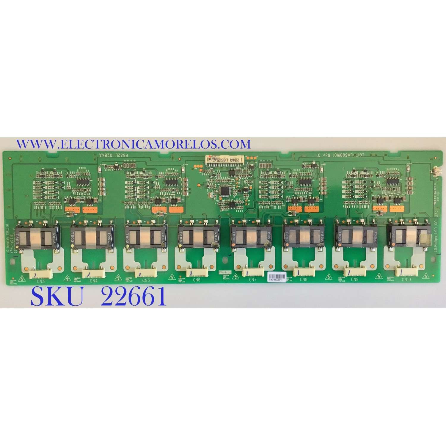 BACKLIGHT PARA MONITOR DELL / 6632L-0284A / LM300W01 REV 01 / PANEL / LM300W01 (ST)(A1) / MODELO 3007WFP