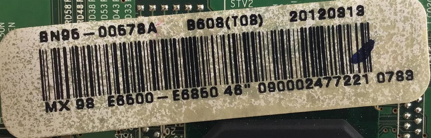 T-CON PARA TV SAMSUNG / BN95-00578A / BN41-01789A / BN97-06370A / PANEL LTJ460HW05-V / MODELO UN46ES6500FXZA TS01 - Imagen 3