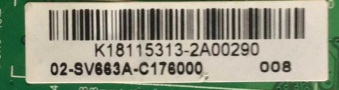 MAIN PARA TV  TCL / K18115313 / TP.MS3663.PA581 / 3MS663Q0 / 02-SV663A-C176000 / ESTA TARJETA ES CHINA Y ES UTILIZADA EN DIFERENTES MARCAS Y MODELOS / ENTRAR A DESCRIPCIÓN DEL PRODUCTO - Imagen 3