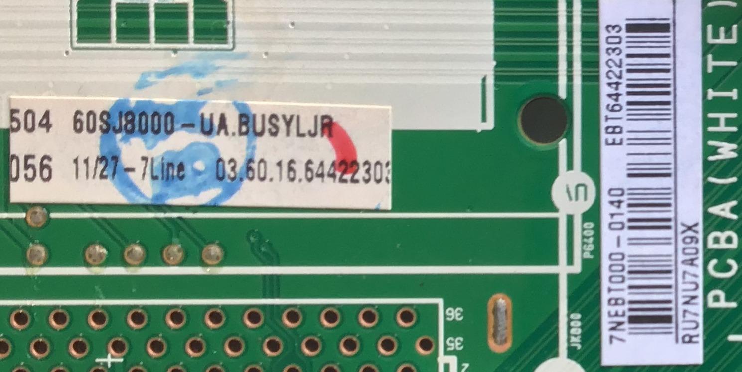 MAIN PARA TV LG / EBT64422303 / EAX67032905(1.0) / PANEL LC600EGF (FK)(M3) / MODELO 60SJ8000-UA.BUSYLJR - Imagen 3