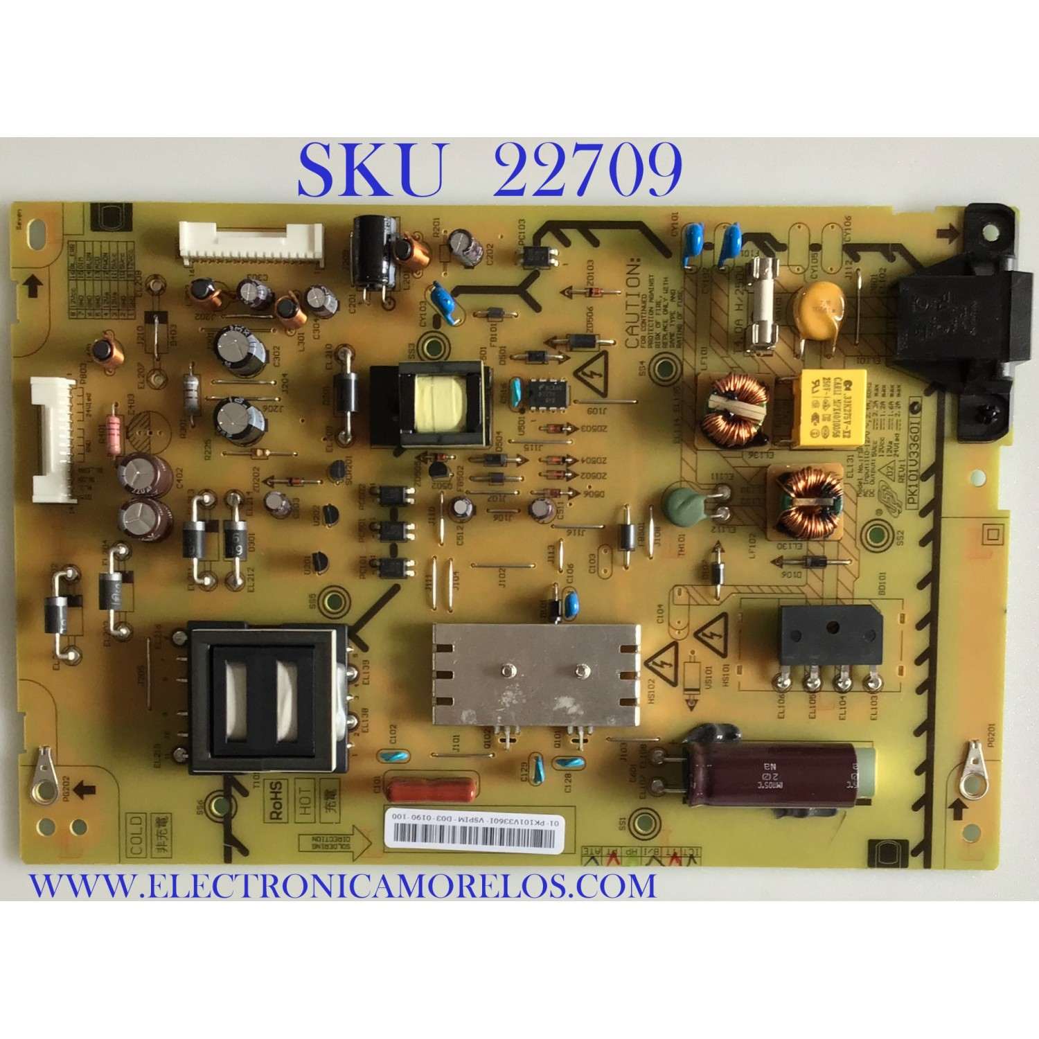 FUENTE DE PODER PARA TV PANASONIC / TZZ00000983A / FSP099-4F01 / PK101V3360I / PANEL V390HK1-LE6 / MODELO TC-L39EM60