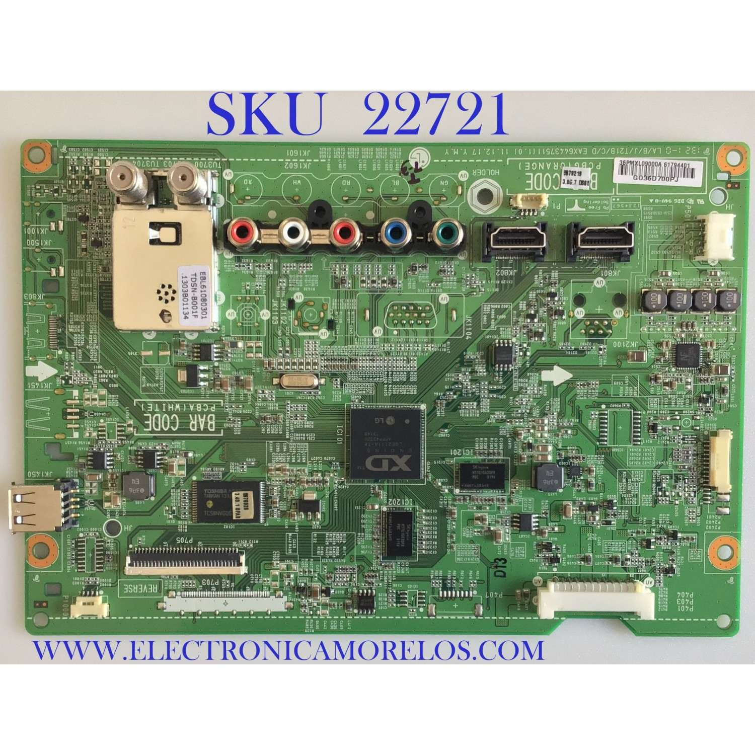 MAIN PARA TV LG / EBU61794401 / EAX64437511(1.0) / 61794401 / MODELO 32LS3500