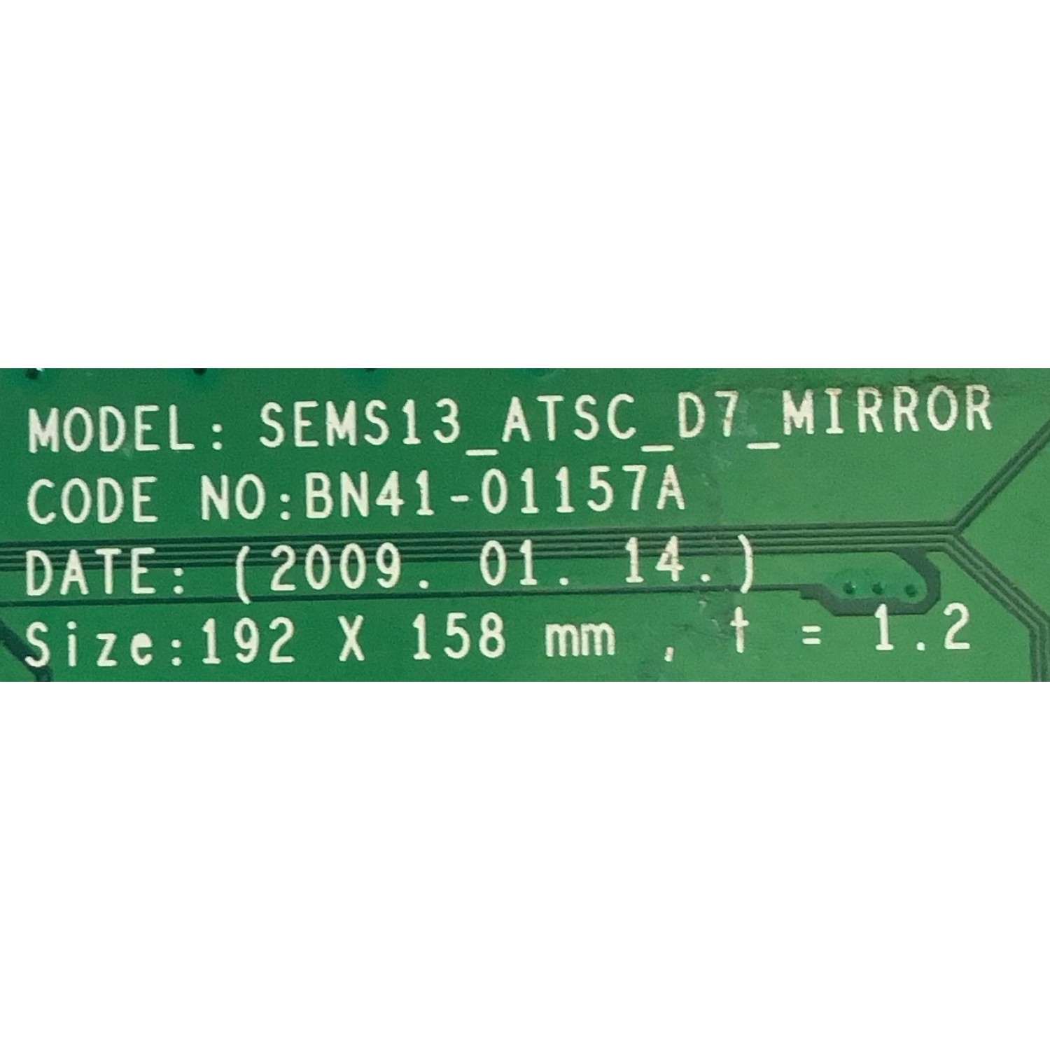 MAIN PARA TV SAMSUNG / BN96-11523A / BN41-01157A / BN97-03466B / SUSTITUTA BN94-02654D / PANEL T260XW02 V.S / MODELO LN26B460B2DXZA - Imagen 3