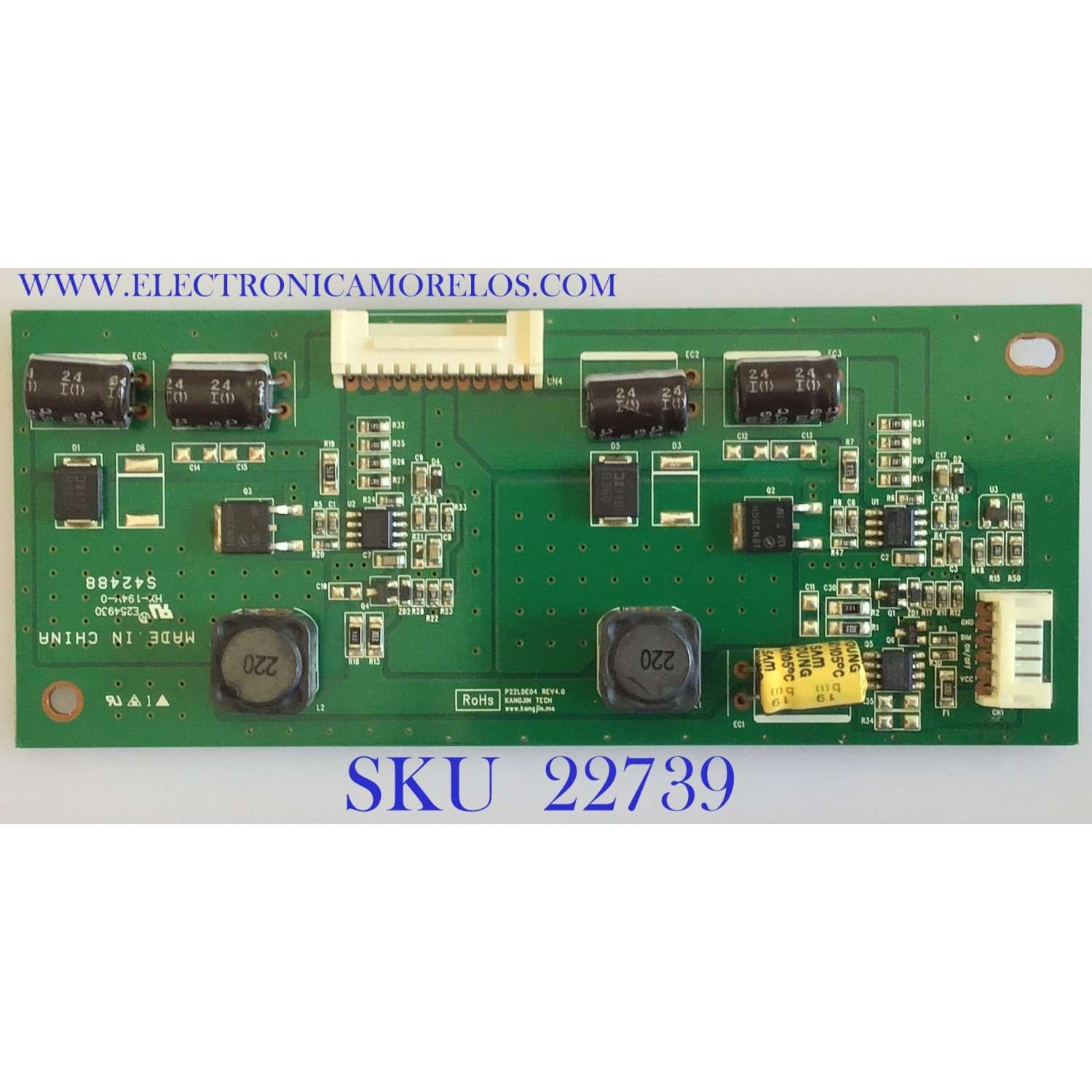 LED DRIVER PAR TV  LG / FIF22LD-04A / P22LDE04 REV4.0 / PANEL LM270WQ1(SD)(B1) 