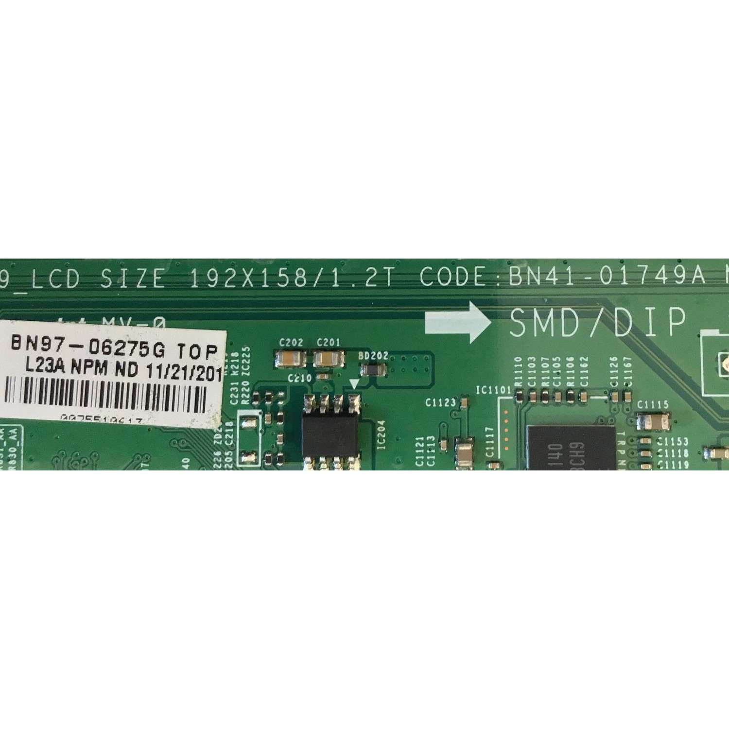 MAIN PARA TV SAMSUNG / BN94-05406A / BN41-01749A / BN97-06275G / SUSTITUTAS BN94-04475B / BN94-04475F / PANEL LTF260AP05 / MODELO LN26D450G1DXZA SG02 - Imagen 3