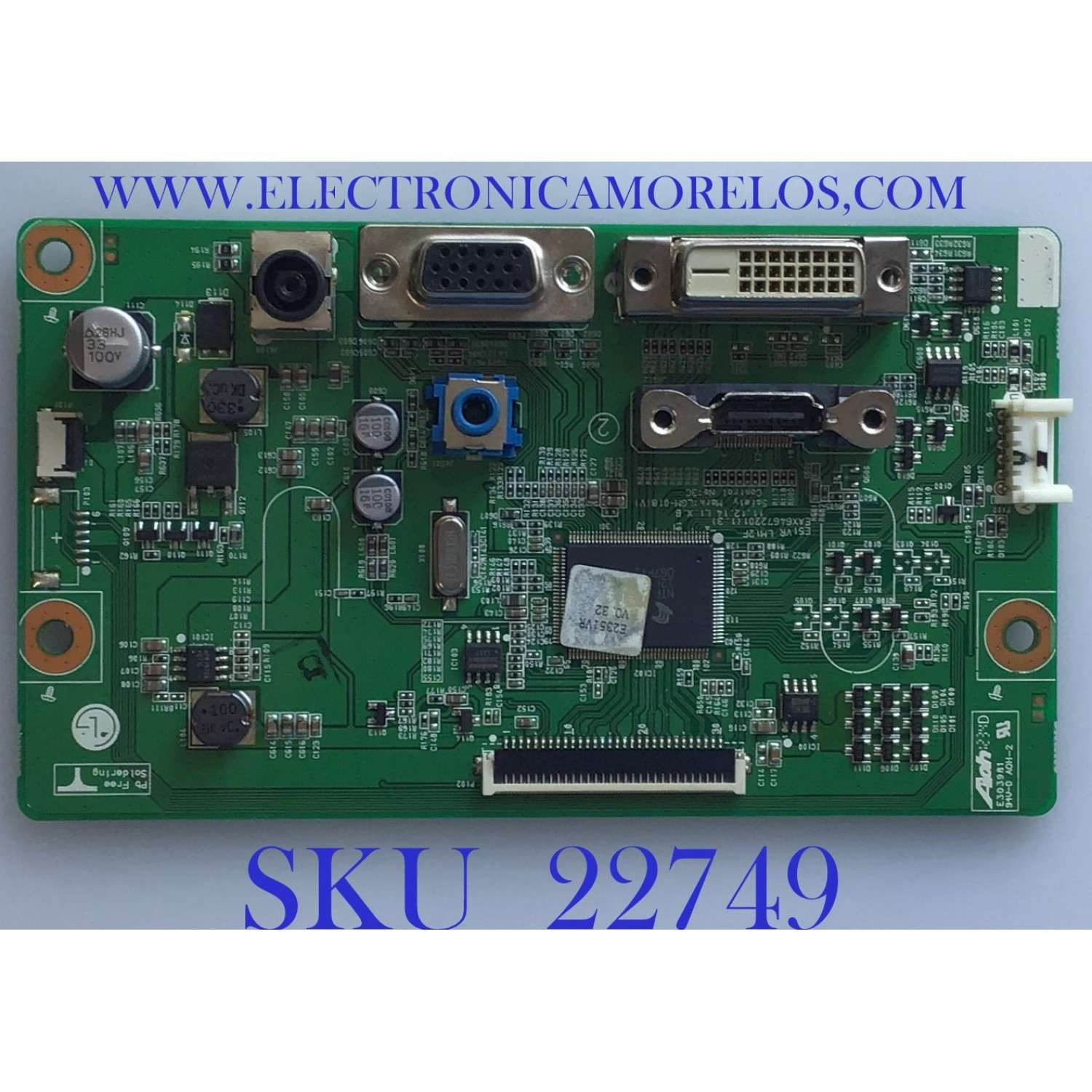 MAIN PARA MONITOR LG / EAX64672201 / EAX64672201 (1.3) / AGF76597801 / PANEL BM230WF5(TJ)(C1) / MODELO E2351VR-BNZ.AUSKRVN
