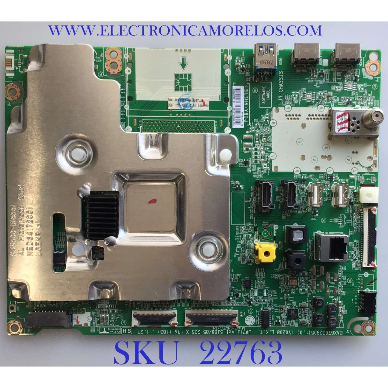 MAIN PARA TV LG / EBT64422303 / EAX67032905(1.0) / PANEL LC600EGF (FK)(M3) / MODELO 60SJ8000-UA.BUSYLJR
