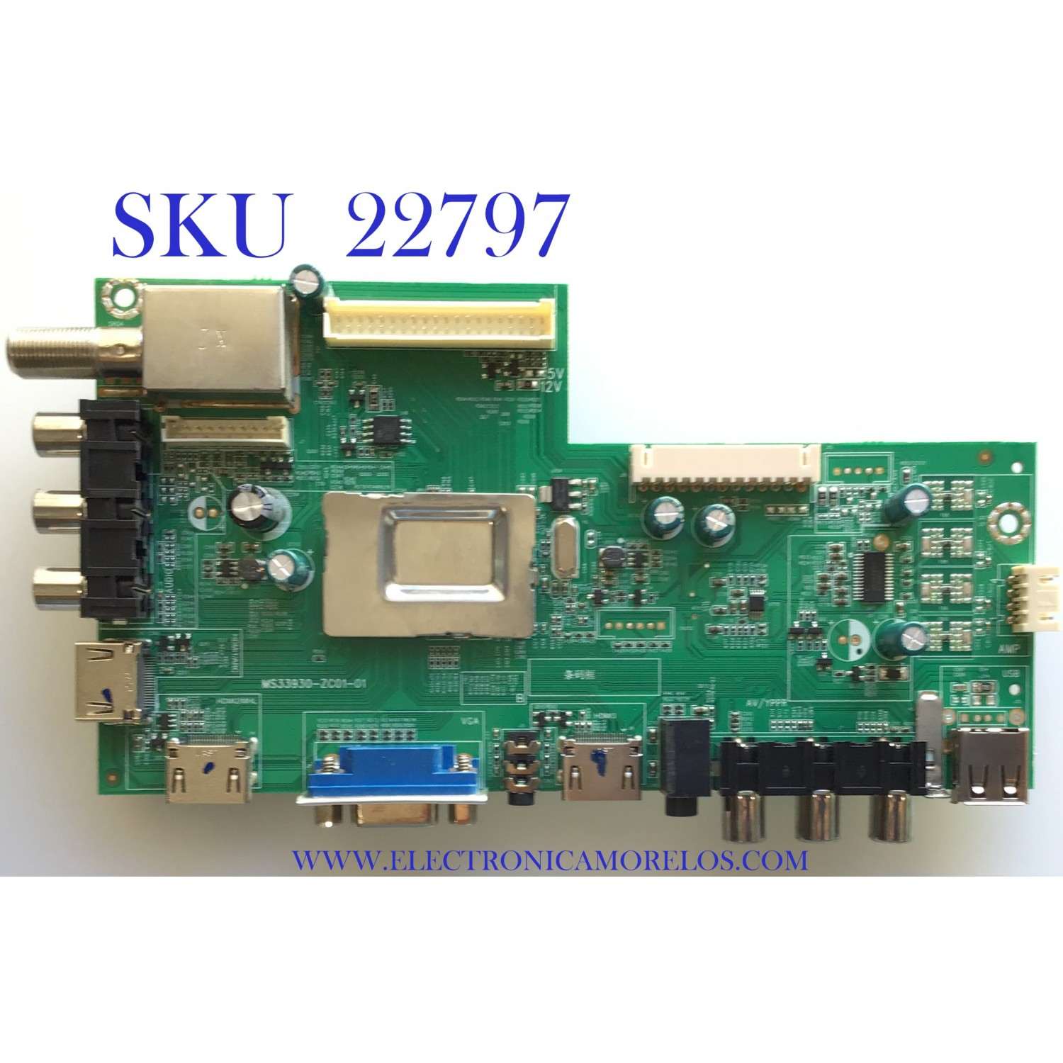 MAIN PARA TV PROSCAN / PLDED5068A-E A1508 / MS33930-ZC01-01 / 2010009577D500CF42 / PANEL V500HJ1-PE8 / MODELOS PLDED5068A-E 1508 / PLDED5068A-E A1509 / ESTA TARJETA ES CHINA Y ES UTILIZADA EN DIFERENTES MARCAS Y MODELOS / ENTRAR A DESCRIPCIÓN DEL PRODUCTO